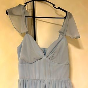 Beautiful Baby Blue Long Dress